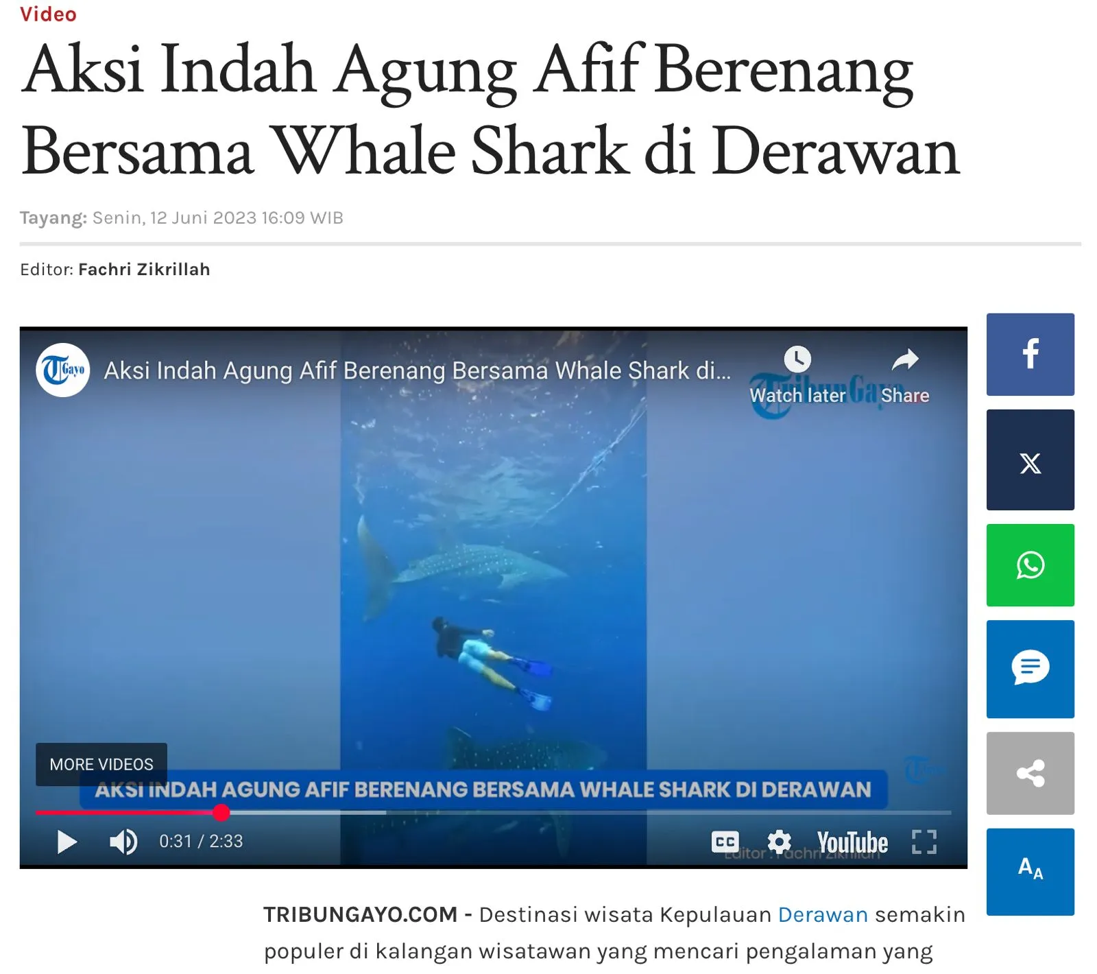 Agung Afif news on Tribun Gayo
