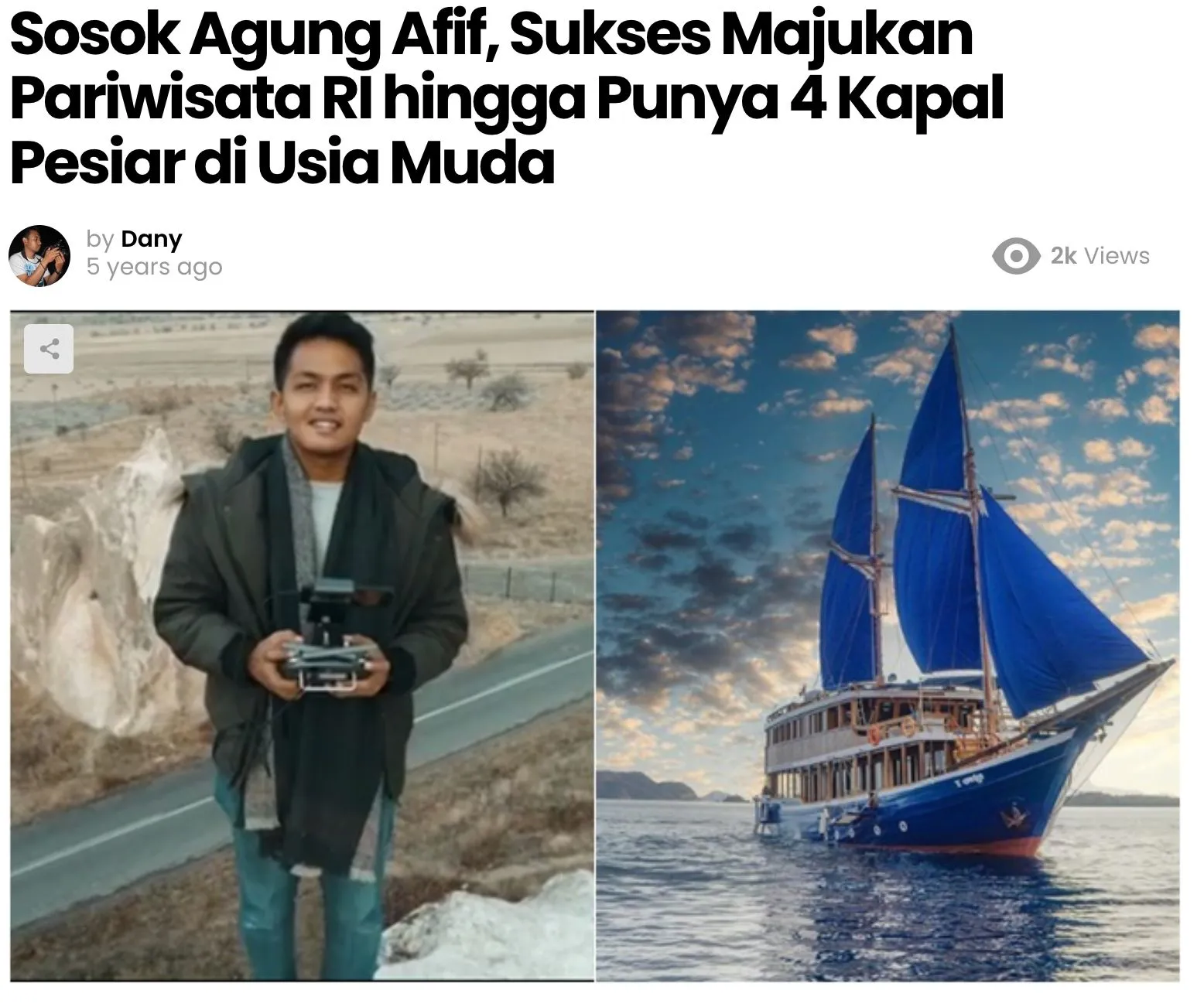 Agung Afif news on Bombastis